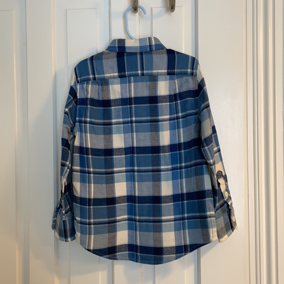 Boys NWT 4/5 Button Down Flannel Shirt - Picture 4 of 4